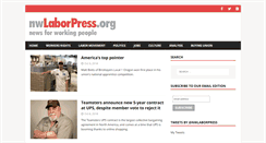 Desktop Screenshot of nwlaborpress.org